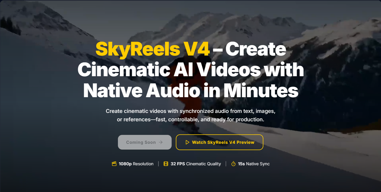 Skyreels V4 AI